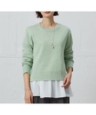 【ジェイ プレス/J.PRESS】の【洗える】Reeves Shine クルーネック ニット グリーン系|ID: prp329100004535371 ipo3291000000033529190