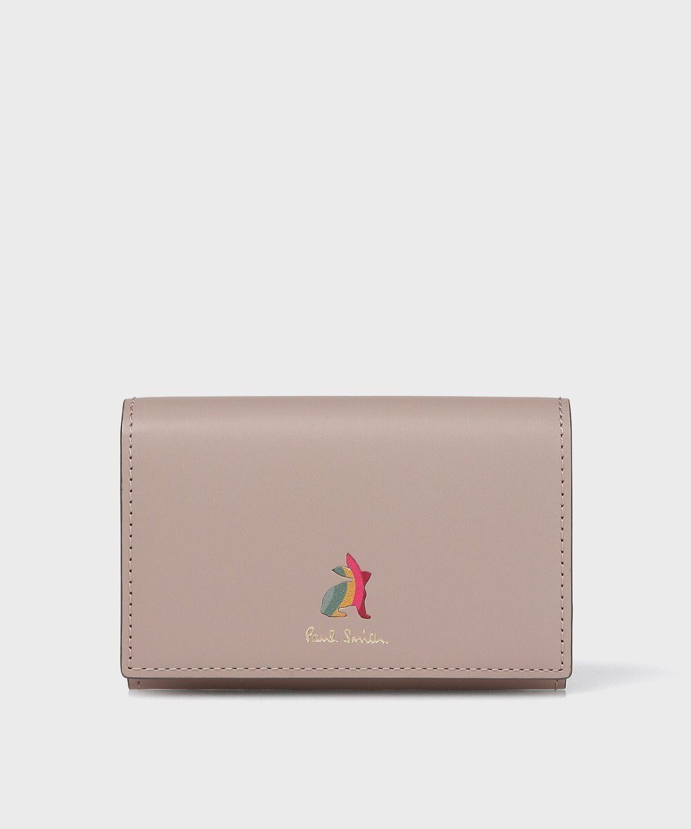 【ポール スミス/Paul Smith】のマーケトリースワールラビット 名刺入れ インテリア・キッズ・メンズ・レディースファッション・服の通販 founy(ファニー) 　ファッション　Fashion　レディースファッション　Fashion for Women　ミニ財布・二つ折り財布　Wallets & Card Cases　カードケース/名刺入れ　Card Holders & Business Cases　シルバー　Silver, Metallic Silver　フロント　Front, Front Design　メタル　Metal, Metal Parts　人気　Popular, Best Seller　財布　Wallet, Purse　グレイッシュベージュ|ID: prp329100004535389 ipo3291000000033573956