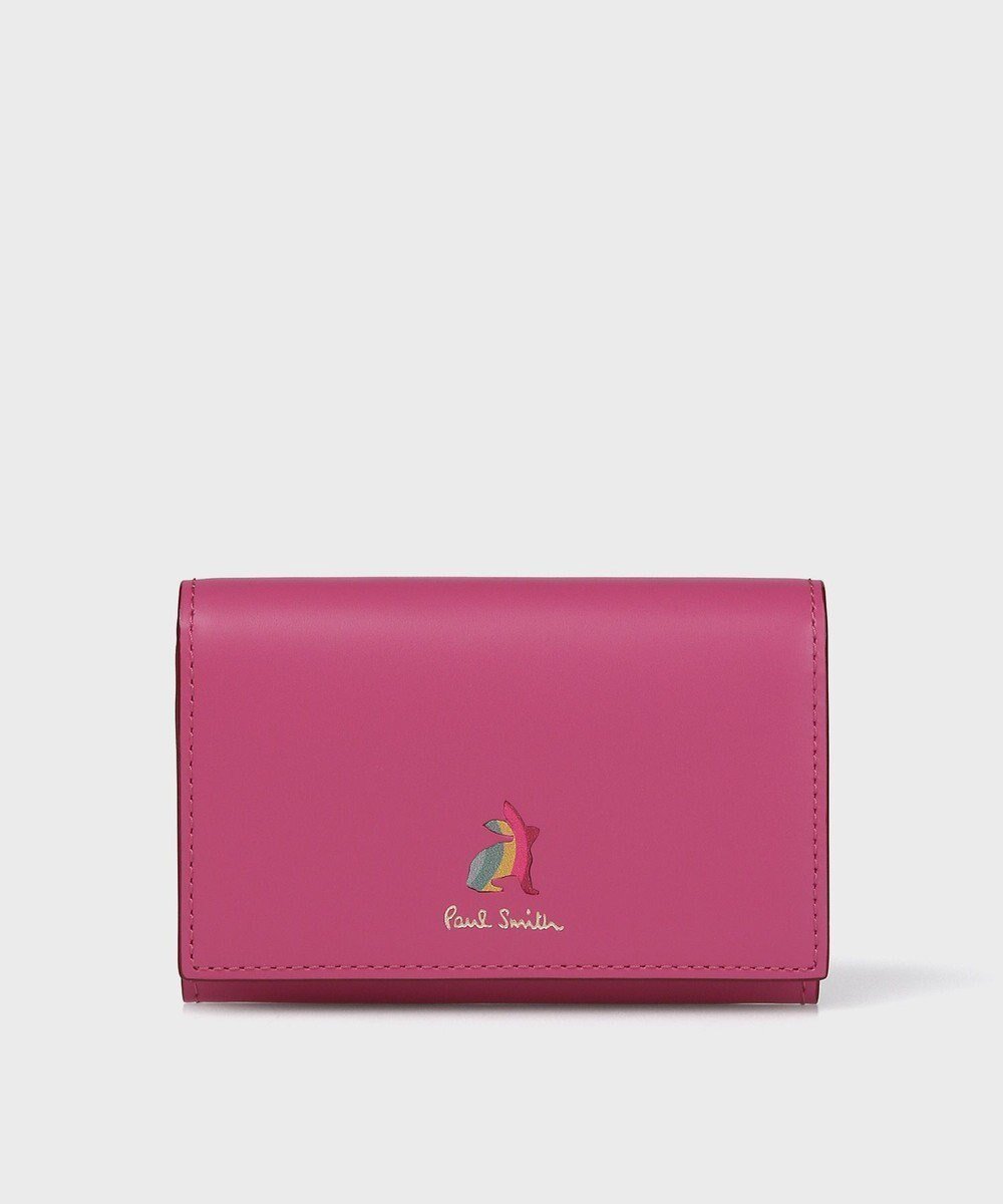 【ポール スミス/Paul Smith】のマーケトリースワールラビット 名刺入れ インテリア・キッズ・メンズ・レディースファッション・服の通販 founy(ファニー) 　ファッション　Fashion　レディースファッション　Fashion for Women　ミニ財布・二つ折り財布　Wallets & Card Cases　カードケース/名刺入れ　Card Holders & Business Cases　シルバー　Silver, Metallic Silver　フロント　Front, Front Design　メタル　Metal, Metal Parts　人気　Popular, Best Seller　財布　Wallet, Purse　ローズ|ID: prp329100004535389 ipo3291000000033573957
