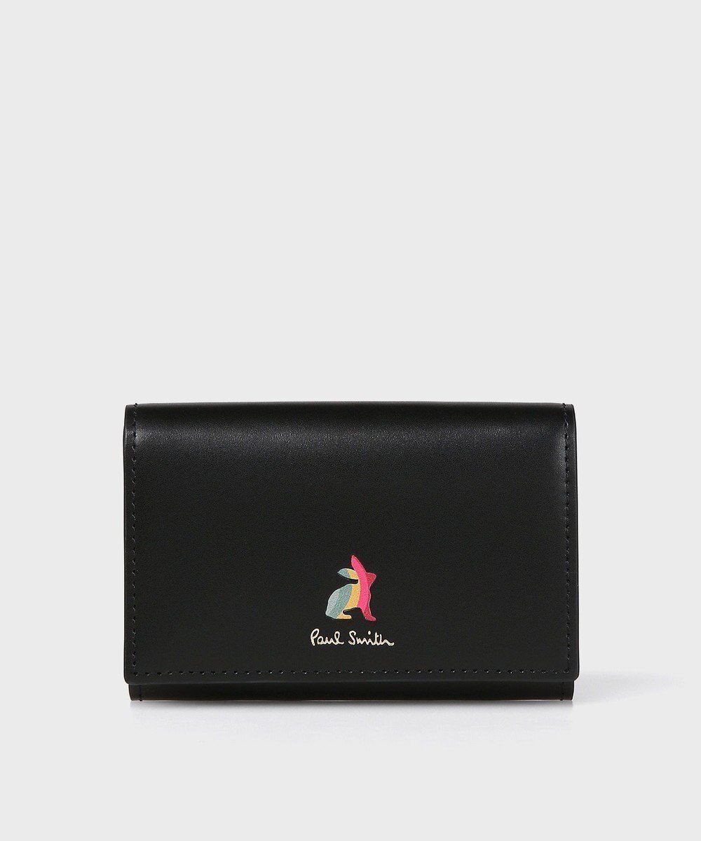 【ポール スミス/Paul Smith】のマーケトリースワールラビット 名刺入れ インテリア・キッズ・メンズ・レディースファッション・服の通販 founy(ファニー) 　ファッション　Fashion　レディースファッション　Fashion for Women　ミニ財布・二つ折り財布　Wallets & Card Cases　カードケース/名刺入れ　Card Holders & Business Cases　シルバー　Silver, Metallic Silver　フロント　Front, Front Design　メタル　Metal, Metal Parts　人気　Popular, Best Seller　財布　Wallet, Purse　ブラック|ID: prp329100004535389 ipo3291000000033573958