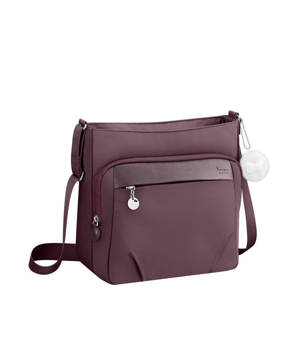 【エースバッグズアンドラゲッジ/ACE BAGS & LUGGAGE】のKanana project PJ1-4th ショルダーバッグ 67643 カナナ プロジェクト 斜め掛け 軽量 軽い 旅行 インテリア・キッズ・メンズ・レディースファッション・服の通販 founy(ファニー) 　ファッション　Fashion　レディースファッション　WOMEN　傘　Umbrella　吸水　Water Absorption　抗菌　Antibacterial　軽量　Lightweight　定番　Standard　フロント　Front　ポケット　Pocket　リュック　Ruck Sack　旅行　Travel　カシス|ID: prp329100004535392 ipo3291000000032051199