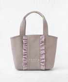 【トッカ/TOCCA】の【A4サイズ対応】RIBBON FRILL CANVASTOTE キャンバストートバッグ グレージュ系|ID: prp329100004535394 ipo3291000000032644832