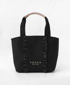 【トッカ/TOCCA】の【A4サイズ対応】RIBBON FRILL CANVASTOTE キャンバストートバッグ ブラック系|ID: prp329100004535394 ipo3291000000032644834