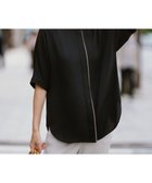 【アイシービー/iCB】の【新色追加・接触冷感・UVケア・速乾・洗える】BackSatinAmunzen 5分袖バンドカラーブラウス 人気、トレンドファッション・服の通販 founy(ファニー) ファッション Fashion レディースファッション Fashion for Women トップス・カットソー Cut & Sew Tops シャツ・ブラウス・オフィスカジュアル Elegant Blouses & Button-Ups 春 Spring 洗える Machine Washable サテン Satin, Glossy Fabric 人気 Popular, Best Seller ワーク Workwear, Utility Style S/S・春夏 SS, Spring/Summer, Warm Season 夏 Summer 2024年 2024 2024春夏・S/S Spring/Summer 2024 SS24 thumbnail ブラック×フォーン配色系|ID: prp329100004535402 ipo3291000000033687893