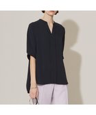 【アイシービー/iCB】の【新色追加・接触冷感・UVケア・速乾・洗える】BackSatinAmunzen 5分袖 キーネックブラウス 人気、トレンドファッション・服の通販 founy(ファニー) ファッション Fashion レディースファッション WOMEN トップス・カットソー Tops/Tshirt シャツ/ブラウス Shirts/Blouses 春 Spring 洗える Washable サテン Satin ジャケット Jacket デコルテ Decolletage ワーク Work S/S・春夏 Ss・Spring/Summer 夏 Summer 2024年 2024 2024春夏・S/S Ss,Spring/Summer,2024 エレガント 上品 Elegant thumbnail ネイビー系|ID: prp329100004535403 ipo3291000000032131140