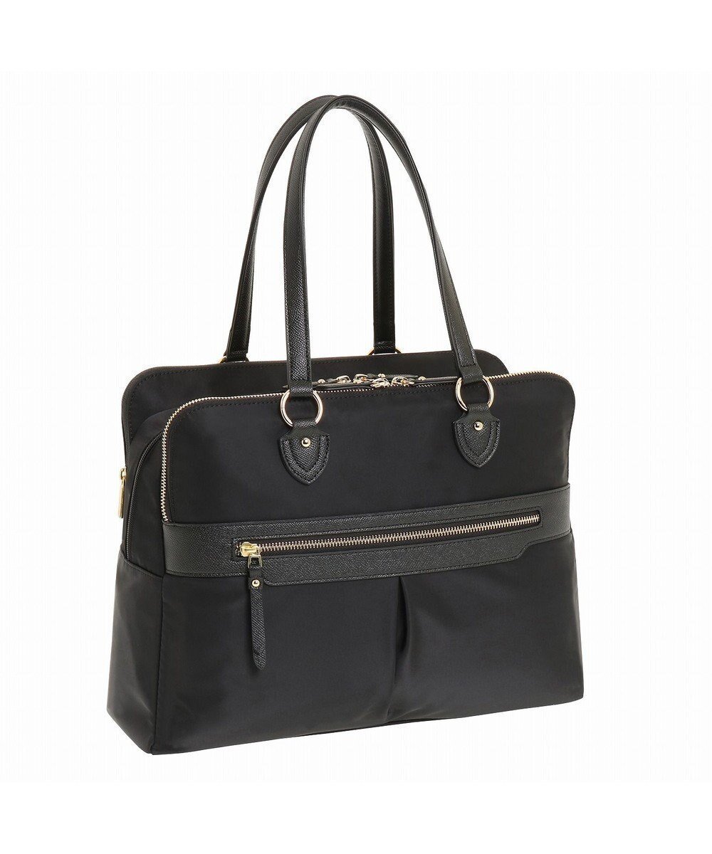 【エースバッグズアンドラゲッジ/ACE BAGS & LUGGAGE】のace. リモフィス ビジネストートバッグ レディース A4 13.3インチ 10314 インテリア・キッズ・メンズ・レディースファッション・服の通販 founy(ファニー) 　ファッション　Fashion　レディースファッション　WOMEN　バッグ　Bag　クッション　Cushion　傘　Umbrella　抗菌　Antibacterial　ストライプ　Stripe　セットアップ　Set Up　ポケット　Pocket　再入荷　Restock/Back In Stock/Re Arrival　スーツケース キャリーケース　Suitcase　ビジネス 仕事 通勤　Business　ブラック|ID: prp329100004535404 ipo3291000000032228082