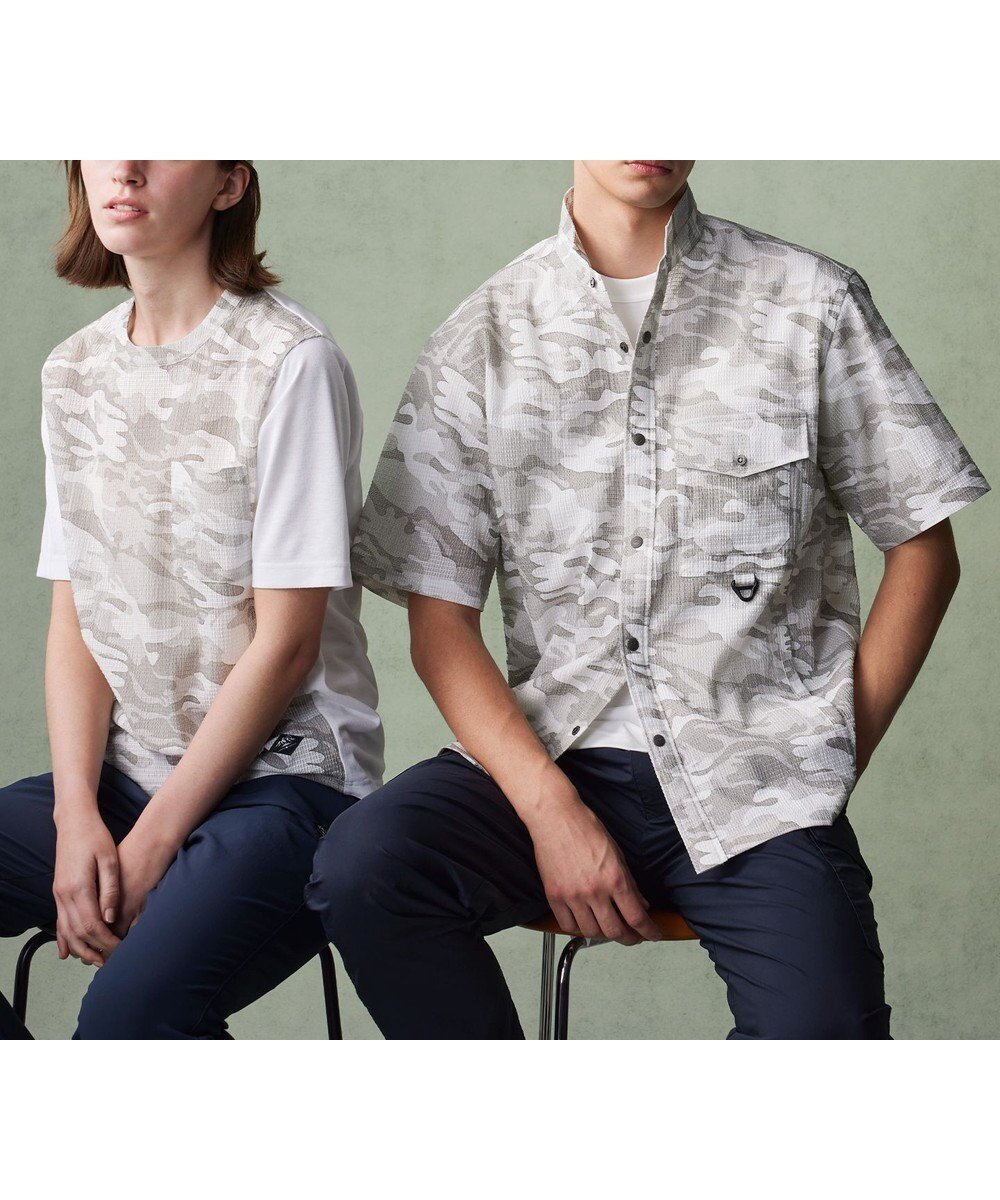 【ジョセフ アブード マウンテン/JOSEPH ABBOUD MOUNTAIN】の【軽量/ストレッチ】メッシュサッカーカモ アウトドア Tシャツ 人気、トレンドファッション・服の通販 founy(ファニー) 　ファッション　Fashion　レディースファッション　WOMEN　トップス・カットソー　Tops/Tshirt　シャツ/ブラウス　Shirts/Blouses　ロング / Tシャツ　T-Shirts　カットソー　Cut and Sewn　アウトドア　Outdoor　カットソー　Cut And Sew　カモフラージュ　Camouflage　サッカー　Soccer　ストレッチ　Stretch　スマート　Smart　プリント　Print　夏　Summer　春　Spring　S/S・春夏　Ss・Spring/Summer　軽量　Lightweight　 other-1|ID: prp329100004535415 ipo3291000000032051324