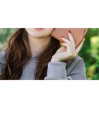 【アンビリオン/UNBILLION】の【テレビ ドラマ着用アイテム】perche アクリル玉がま口2つ折り財布 ピンクブラウン|ID: prp329100004535419 ipo3291000000033076677