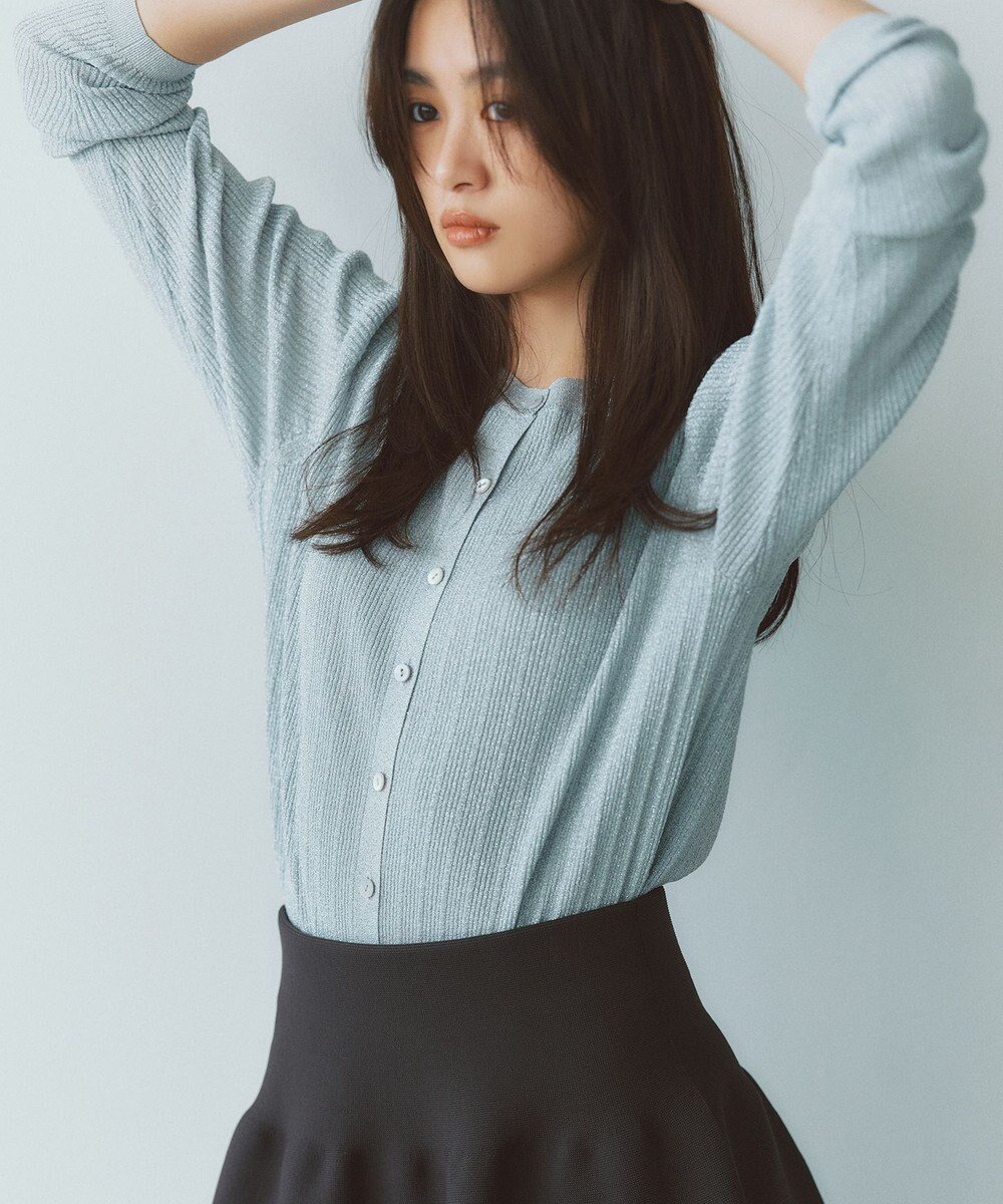 【自由区/JIYU-KU】の【カタログ掲載・アンサンブル対応・洗える】グリッターリブ カーディガン 人気、トレンドファッション・服の通販 founy(ファニー) ファッション Fashion レディースファッション Fashion for Women トップス・カットソー Cut & Sew Tops カーディガン・羽織り Layered Style Cardigans アンサンブルニット Knit Ensembles & Twin Sets アンサンブル Ensemble Set カーディガン Cardigan, Knitwear グリッター Glitter, Sparkle シンプル Simple, Minimal トレンド Trend, Trending Now 洗える Machine Washable A/W・秋冬 Autumn/Winter other-1|ID: prp329100004535512 ipo3291000000034190345