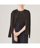 【自由区/JIYU-KU】の【カタログ掲載・アンサンブル対応・洗える】グリッターリブ カーディガン ダークブラウン|ID: prp329100004535512 ipo3291000000034190353