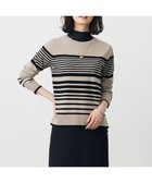 【ジェイ プレス/J.PRESS】のVIGODA ボーダー ニット モカ×ブラックボーダー系|ID: prp329100004535521 ipo3291000000033432575