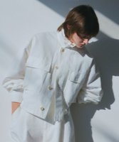 【ネイヴ/NAVE】の【ReNAVE・セットアップ可/洗える】コットンリネンカルゼ ショートジャケット 人気、トレンドファッション・服の通販 founy(ファニー) ファッション Fashion レディースファッション WOMEN アウター Coat Outerwear コート Coats ジャケット Jackets モッズ/フィールドコート Mods Coats/Field Coats ショート Short ジャケット Jacket セットアップ Set Up ポケット Pocket ミリタリー Military モッズコート Mod Coat リネン Linen ロング Long 夏 Summer 春 Spring S/S・春夏 Ss・Spring/Summer 洗える Washable 羽織 Haori |ID:prp329100004535525
