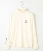 【23区 ゴルフ/NIJYUSANKU GOLF】の【WOMEN】吸湿発熱で保温性抜群!インナーにもおすすめなエニワイズモックネックシャツ ホワイト系|ID: prp329100004535533 ipo3291000000032051852
