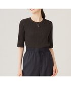 【自由区/JIYU-KU】の【カタログ掲載・アンサンブル対応・洗える】グリッターリブプルオーバー ニット ダークブラウン|ID: prp329100004535536 ipo3291000000034232860