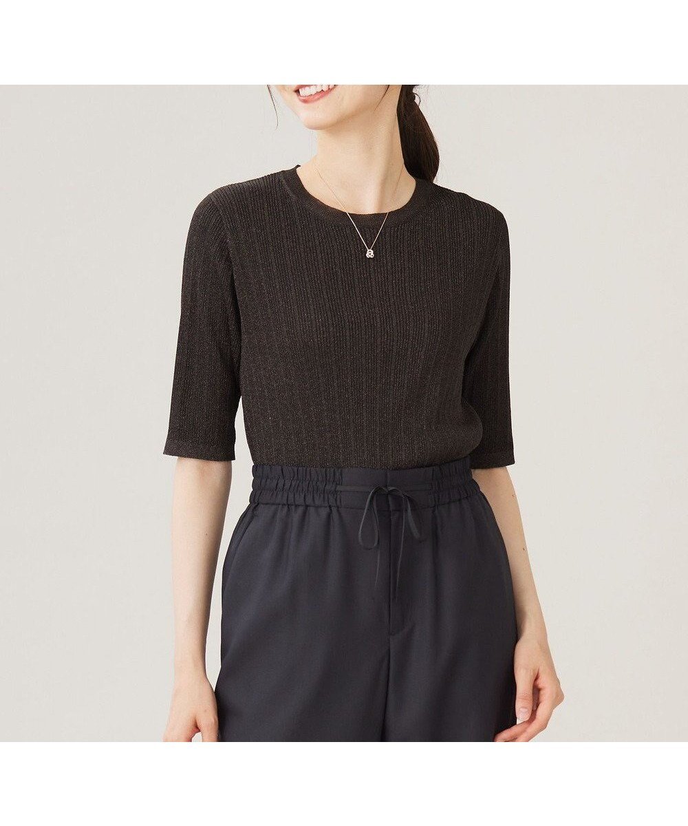 【自由区/JIYU-KU】の【カタログ掲載・アンサンブル対応・洗える】グリッターリブプルオーバー ニット インテリア・キッズ・メンズ・レディースファッション・服の通販 founy(ファニー) ファッション Fashion レディースファッション Fashion for Women トップス・カットソー Cut & Sew Tops ニット Knit Tops & Sweaters アンサンブルニット Knit Ensembles & Twin Sets カジュアルプルオーバー・ニットトップス Pullovers & Knit Tops / Casual Pullovers おすすめ Recommended / Our Picks アンサンブル Ensemble Set カーディガン Cardigan, Knitwear グリッター Glitter, Sparkle シンプル Simple, Minimal セーター Sweater, Knitwear トレンド Trend, Trending Now 洗える Machine Washable A/W・秋冬 Autumn/Winter ダークブラウン|ID: prp329100004535536 ipo3291000000034232860