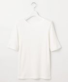 【自由区/JIYU-KU】の【洗える】ソフトリブ5分袖 Tシャツ 人気、トレンドファッション・服の通販 founy(ファニー) ファッション Fashion レディースファッション Fashion for Women トップス・カットソー Cut & Sew Tops シャツ・ブラウス・オフィスカジュアル Elegant Blouses & Button-Ups ロングTシャツ・Tシャツ Longline T-Shirts & Tees カットソー・ベーシックTシャツ Cut-and-Sewn Tops / Stretch Tees & Basics インナー Innerwear カットソー Cut and Sewn Top ジャケット Jacket, Outerwear ベーシック Basic, Essential 夏 Summer S/S・春夏 SS, Spring/Summer, Warm Season 洗える Machine Washable A/W・秋冬 Autumn/Winter thumbnail オフ|ID: prp329100004535551 ipo3291000000033679936