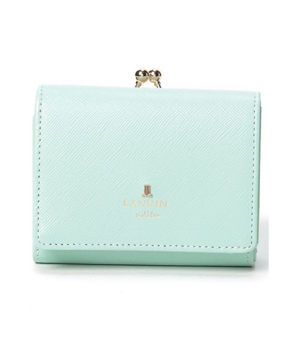 【ランバン オン ブルー/LANVIN en Bleu】のリュクサンブール 口金二つ折り財布 インテリア・キッズ・メンズ・レディースファッション・服の通販 founy(ファニー) 　ファッション　Fashion　レディースファッション　WOMEN　財布　Wallets　シンプル　Simple　フロント　Front　プリント　Print　メタル　Metal　モチーフ　Motif　人気　Popularity　財布　Wallet　ミント|ID: prp329100004535584 ipo3291000000032234454