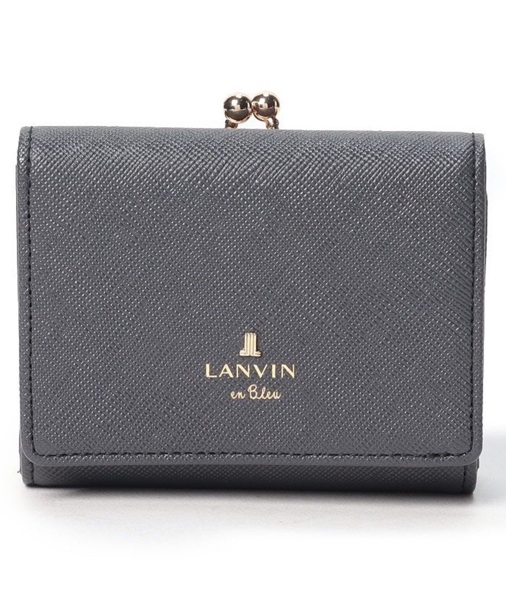【ランバン オン ブルー/LANVIN en Bleu】のリュクサンブール 口金二つ折り財布 インテリア・キッズ・メンズ・レディースファッション・服の通販 founy(ファニー) 　ファッション　Fashion　レディースファッション　WOMEN　財布　Wallets　シンプル　Simple　フロント　Front　プリント　Print　メタル　Metal　モチーフ　Motif　人気　Popularity　財布　Wallet　ダークネイビー|ID: prp329100004535584 ipo3291000000032234455