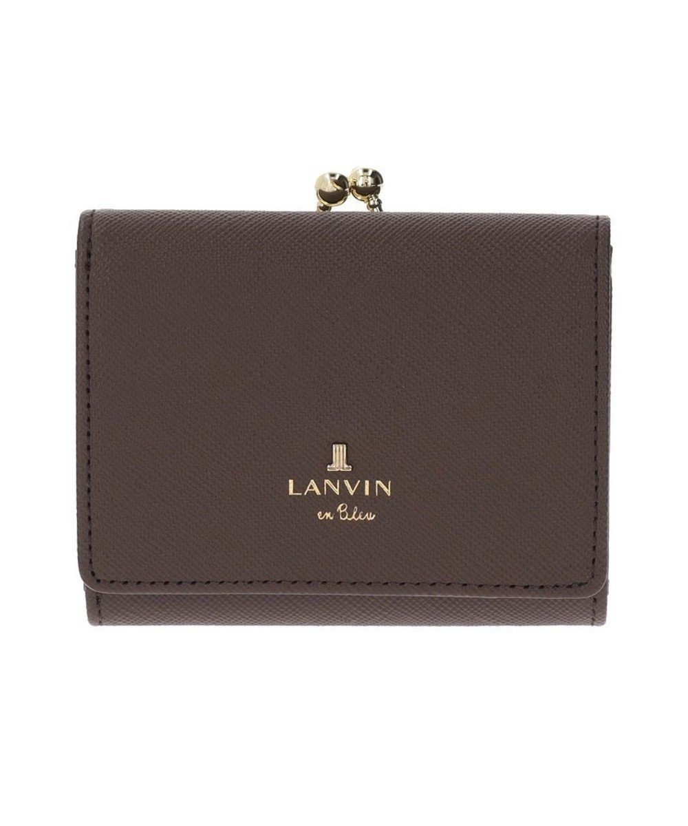 【ランバン オン ブルー/LANVIN en Bleu】のリュクサンブール 口金二つ折り財布 インテリア・キッズ・メンズ・レディースファッション・服の通販 founy(ファニー) 　ファッション　Fashion　レディースファッション　WOMEN　財布　Wallets　シンプル　Simple　フロント　Front　プリント　Print　メタル　Metal　モチーフ　Motif　人気　Popularity　財布　Wallet　ノウチャ|ID: prp329100004535584 ipo3291000000032234458