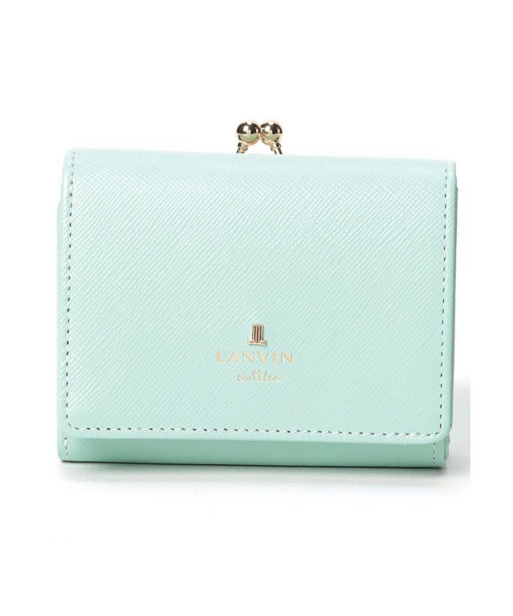 【ランバン オン ブルー/LANVIN en Bleu】のリュクサンブール 口金二つ折り財布 インテリア・キッズ・メンズ・レディースファッション・服の通販 founy(ファニー) 　ファッション　Fashion　レディースファッション　Fashion for Women　ミニ財布・二つ折り財布　Wallets & Card Cases　シンプル　Simple, Minimal　フロント　Front, Front Design　プリント　Print, Printed Pattern　メタル　Metal, Metal Parts　モチーフ　Motif, Design Theme　人気　Popular, Best Seller　財布　Wallet, Purse　ミント|ID: prp329100004535584 ipo3291000000032746518