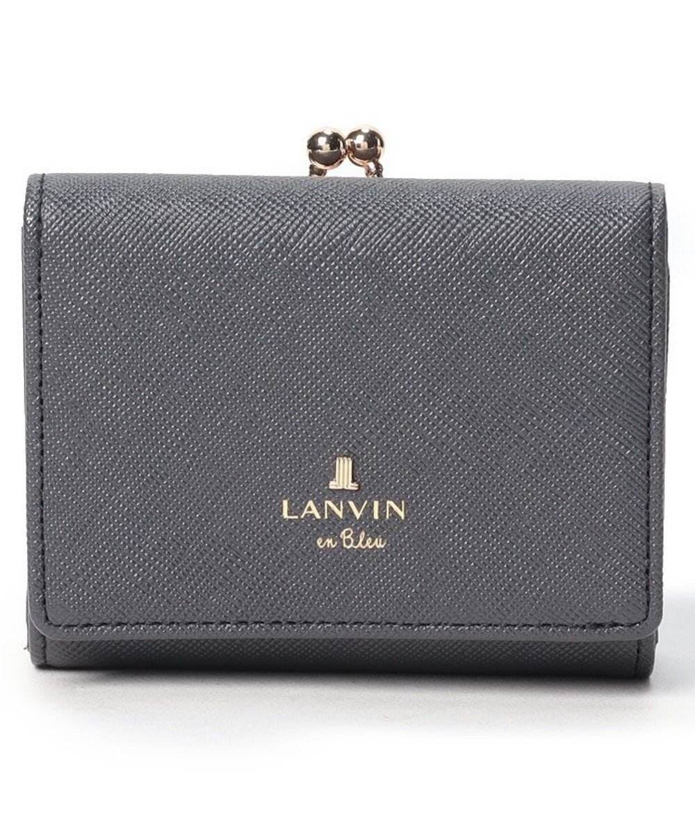 【ランバン オン ブルー/LANVIN en Bleu】のリュクサンブール 口金二つ折り財布 インテリア・キッズ・メンズ・レディースファッション・服の通販 founy(ファニー) 　ファッション　Fashion　レディースファッション　Fashion for Women　ミニ財布・二つ折り財布　Wallets & Card Cases　シンプル　Simple, Minimal　フロント　Front, Front Design　プリント　Print, Printed Pattern　メタル　Metal, Metal Parts　モチーフ　Motif, Design Theme　人気　Popular, Best Seller　財布　Wallet, Purse　ダークネイビー|ID: prp329100004535584 ipo3291000000032746519