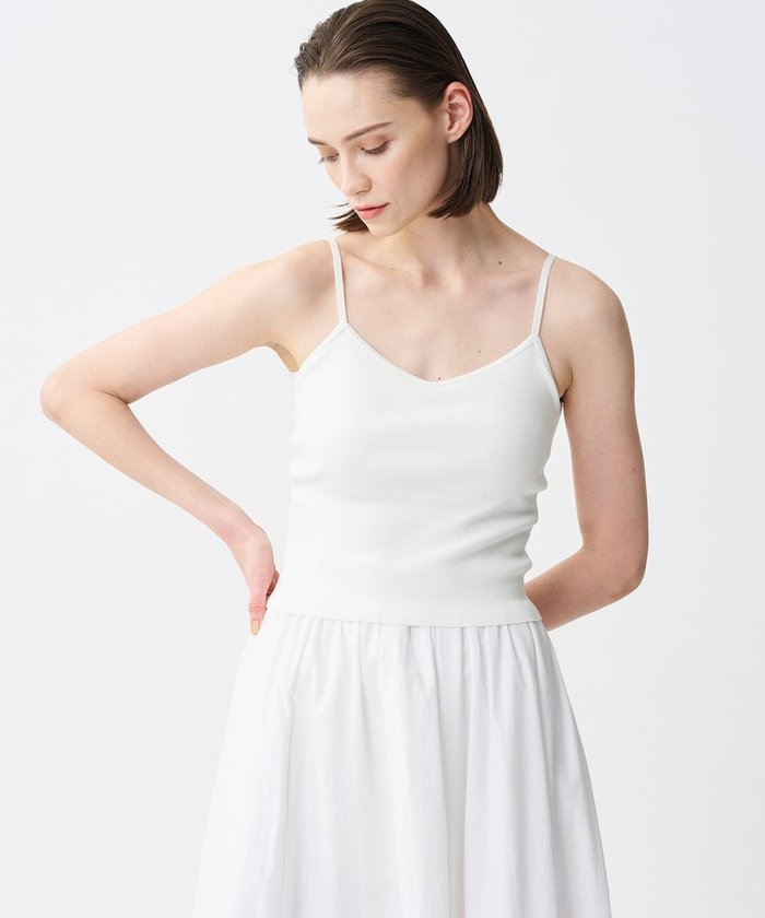 【アンクレイヴ/uncrave】の【接触冷感・UVカット・手洗い可】スムースニット キャミソール(カップ付き) インテリア・キッズ・メンズ・レディースファッション・服の通販 founy(ファニー) https://founy.com/ ファッション Fashion レディースファッション Fashion for Women トップス・カットソー Cut & Sew Tops ニット Knit Tops & Sweaters キャミソール&ノースリーブ Camisoles & Sleeveless Tops インナー Innerwear 春 Spring キャミソール Camisole, Spaghetti Strap Top シアー Sheer, See-Through ストレッチ Stretch, Stretchy Fabric ストレート Straight, Straight Cut バランス Balance, Style Balance フィット Fit, Slim Fit ラウンド Round, Round Neck S/S・春夏 SS, Spring/Summer, Warm Season 夏 Summer |ID: prp329100004535588 ipo3291000000032617490