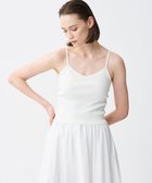 【アンクレイヴ/uncrave】の【接触冷感・UVカット・手洗い可】スムースニット キャミソール(カップ付き) オフ|ID: prp329100004535588 ipo3291000000032617492