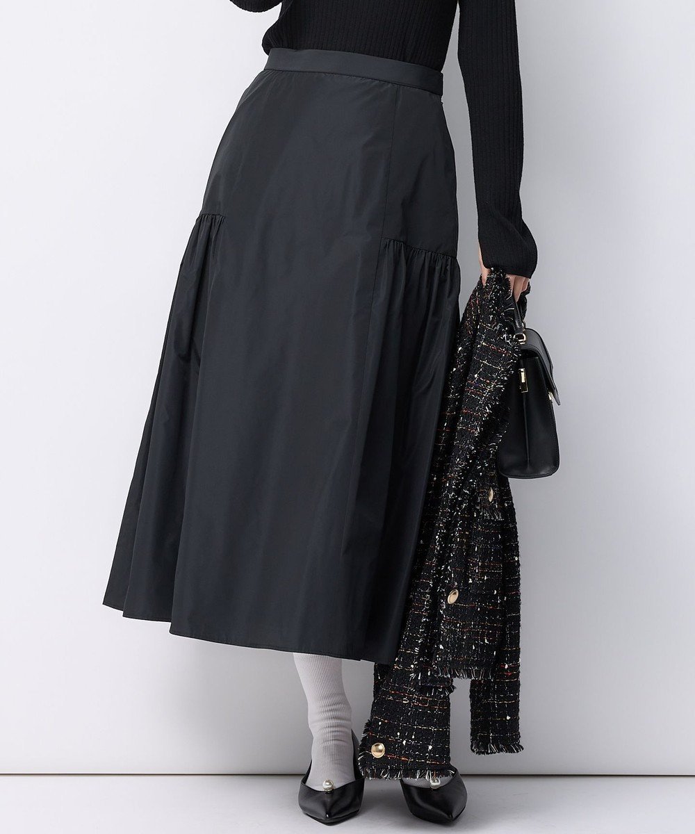 【23区/NIJYUSANKU】の【洗える】ライトメモリータフタ スカート インテリア・キッズ・メンズ・レディースファッション・服の通販 founy(ファニー) 　ファッション　Fashion　レディースファッション　WOMEN　スカート　Skirt　オケージョン　Occasion　春　Spring　洗える　Washable　クラシック　Classic　コンパクト　Compact　ジャケット　Jacket　タフタ　Taffeta　ツイード　Tweed　フラット　Flat　ベーシック　Basic　S/S・春夏　Ss・Spring/Summer　再入荷　Restock/Back In Stock/Re Arrival　夏　Summer　セレモニー　Ceremony　ブラック系|ID: prp329100004535595 ipo3291000000032052182