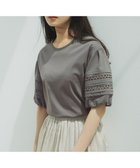 【23区/NIJYUSANKU】の【洗える】アイレットジャージー パフスリーブ カットソー 人気、トレンドファッション・服の通販 founy(ファニー) ファッション Fashion レディースファッション WOMEN トップス・カットソー Tops/Tshirt シャツ/ブラウス Shirts/Blouses ロング / Tシャツ T-Shirts カットソー Cut and Sewn 春 Spring 洗える Washable カットソー Cut And Sew コンシャス Conscious シリコン Silicon シルケット Mercerization スリーブ Sleeve 定番 Standard レース Race S/S・春夏 Ss・Spring/Summer 夏 Summer 2024年 2024 2024春夏・S/S Ss,Spring/Summer,2024 エレガント 上品 Elegant thumbnail カーキ系|ID: prp329100004535642 ipo3291000000032228211
