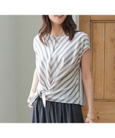 【自由区/JIYU-KU】の【洗える】テンセルリネンリボン ブラウス 人気、トレンドファッション・服の通販 founy(ファニー) ファッション Fashion レディースファッション WOMEN トップス・カットソー Tops/Tshirt シャツ/ブラウス Shirts/Blouses おすすめ Recommend ドレープ Drape ブラウジング Browsing ボトム Bottom リネン Linen 再入荷 Restock/Back In Stock/Re Arrival 夏 Summer 春 Spring S/S・春夏 Ss・Spring/Summer 洗える Washable |ID:prp329100004535665