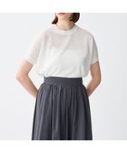 【アンクレイヴ/uncrave】の【接触冷感・手洗い可】シアー ニットプルオーバー オフ|ID: prp329100004535712 ipo3291000000033713160