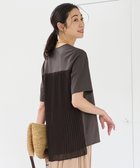 【自由区/JIYU-KU】の【洗える・XSサイズあり】シアーコンビバックプリーツ カットソー 人気、トレンドファッション・服の通販 founy(ファニー) ファッション Fashion レディースファッション WOMEN トップス・カットソー Tops/Tshirt シャツ/ブラウス Shirts/Blouses ロング / Tシャツ T-Shirts カットソー Cut and Sewn エアリー Airy カットソー Cut And Sew コンパクト Compact シアー Sheer シフォン Chiffon シンプル Simple ジョーゼット Georgette プリーツ Pleats ボトム Bottom 再入荷 Restock/Back In Stock/Re Arrival 夏 Summer 春 Spring S/S・春夏 Ss・Spring/Summer 洗える Washable thumbnail ダークブラウン系|ID: prp329100004535743 ipo3291000000032148410