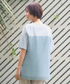【自由区/JIYU-KU】の【洗える・XSサイズあり】シアーコンビバックプリーツ カットソー 人気、トレンドファッション・服の通販 founy(ファニー) ファッション Fashion レディースファッション WOMEN トップス・カットソー Tops/Tshirt シャツ/ブラウス Shirts/Blouses ロング / Tシャツ T-Shirts カットソー Cut and Sewn エアリー Airy カットソー Cut And Sew コンパクト Compact シアー Sheer シフォン Chiffon シンプル Simple ジョーゼット Georgette プリーツ Pleats ボトム Bottom 再入荷 Restock/Back In Stock/Re Arrival 夏 Summer 春 Spring S/S・春夏 Ss・Spring/Summer 洗える Washable thumbnail スカイブルー系|ID: prp329100004535743 ipo3291000000032148415