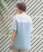 【自由区/JIYU-KU】の【洗える・XSサイズあり】シアーコンビバックプリーツ カットソー 人気、トレンドファッション・服の通販 founy(ファニー) ファッション Fashion レディースファッション Fashion for Women トップス・カットソー Cut & Sew Tops シャツ・ブラウス・オフィスカジュアル Elegant Blouses & Button-Ups ロングTシャツ・Tシャツ Longline T-Shirts & Tees カットソー・ベーシックTシャツ Cut-and-Sewn Tops / Stretch Tees & Basics エアリー Airy Texture カットソー Cut and Sewn Top コンパクト Compact, Small Size シアー Sheer, See-Through シフォン Chiffon, Lightweight Fabric シンプル Simple, Minimal ジョーゼット Georgette, Semi-Sheer Fabric プリーツ Pleats, Pleated ボトム Bottoms, Lower Wear 夏 Summer 春 Spring S/S・春夏 SS, Spring/Summer, Warm Season 洗える Machine Washable thumbnail スカイブルー系|ID: prp329100004535743 ipo3291000000033144188