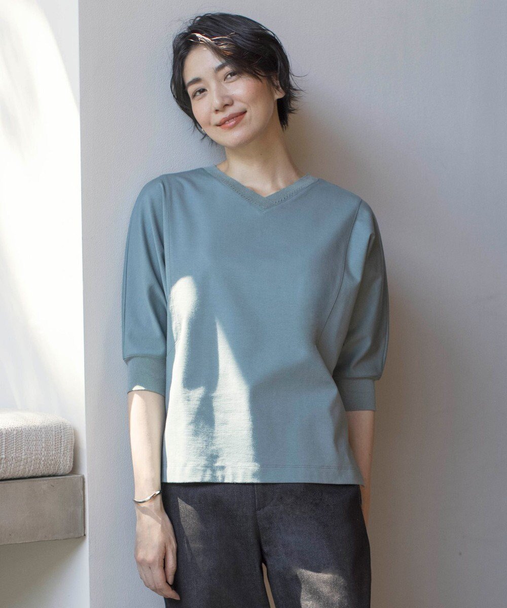 【ジェイ プレス/J.PRESS】のTCポンチ ニットコンビ ドルマン カットソー 人気、トレンドファッション・服の通販 founy(ファニー) ファッション Fashion レディースファッション Fashion for Women トップス・カットソー Cut & Sew Tops ニット Knit Tops & Sweaters シャツ・ブラウス・オフィスカジュアル Elegant Blouses & Button-Ups ロングTシャツ・Tシャツ Longline T-Shirts & Tees カットソー・ベーシックTシャツ Cut-and-Sewn Tops / Stretch Tees & Basics カットソー Cut and Sewn Top クラシカル Classical, Vintage-Inspired コンビ Combo, Combination Style シルケット Silket, Silky Cotton スリット Slit, Slit Detail ボトム Bottoms, Lower Wear ラベンダー Lavender リブニット Rib Knit, Ribbed Knit リラックス Relax, Relaxed Fit A/W・秋冬 Autumn/Winter エレガント 上品 Elegant other-1|ID: prp329100004535762 ipo3291000000034247689