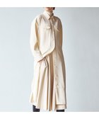 【組曲/KUMIKYOKU】の【サッシュベルト付き】パールボタンシャツワンピース 人気、トレンドファッション・服の通販 founy(ファニー) ファッション Fashion レディースファッション WOMEN ワンピース Dress シャツワンピース Shirt Dresses ベルト Belts ギャザー Gather スリット Slit ドレープ Drape バランス Balance パール Pearl フラップ Flap ベスト Vest ボックス Box ボトム Bottom 羽織 Haori ロング Long A/W・秋冬 Aw・Autumn/Winter・Fw・Fall-Winter 再入荷 Restock/Back In Stock/Re Arrival thumbnail アイボリー系|ID: prp329100004535768 ipo3291000000032148731