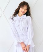 【フェルゥ/Feroux】の【キレイ見えセットアップ対応】リボンタイ ブラウス ホワイト系1|ID: prp329100004535776 ipo3291000000033591761