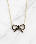 【トッカ/TOCCA】のGLITTER RIBBIN NECKLACE ネックレス ゴールド×ブラック系|ID: prp329100004535795 ipo3291000000033712729