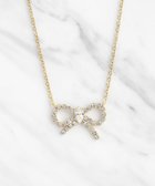 【トッカ/TOCCA】のGLITTER RIBBIN NECKLACE ネックレス ゴールド×クリア系|ID: prp329100004535795 ipo3291000000033712731