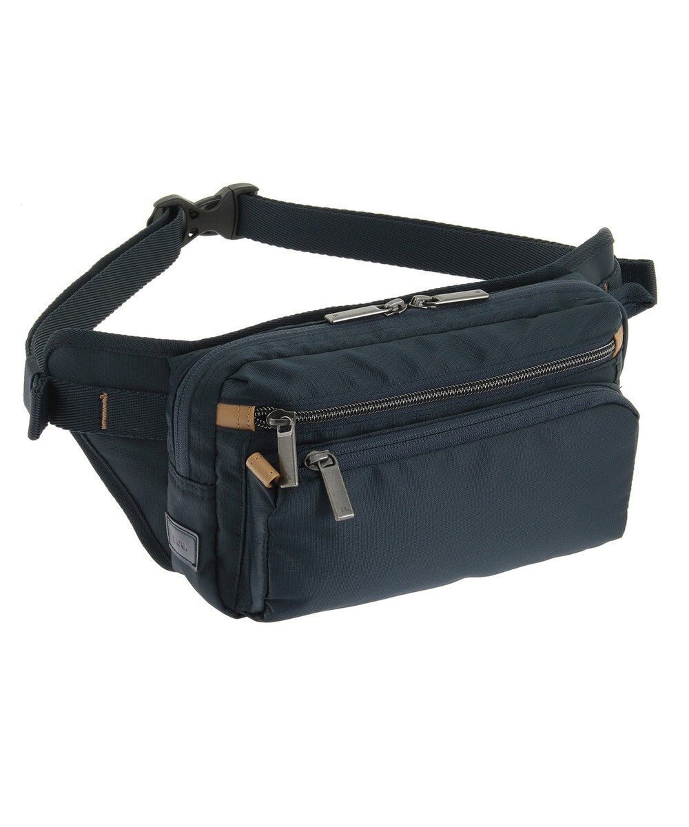 【エースバッグズアンドラゲッジ/ACE BAGS & LUGGAGE】のace. エース バスティーク2 62562 ウエストポーチ 1リットル ボディバ インテリア・キッズ・メンズ・レディースファッション・服の通販 founy(ファニー) 　ファッション　Fashion　レディースファッション　WOMEN　ポーチ　Pouches　おすすめ　Recommend　コンパクト　Compact　フロント　Front　ポケット　Pocket　ポーチ　Pouch　メタリック　Metallic　メッシュ　Mesh　軽量　Lightweight　ネイビー|ID: prp329100004535830 ipo3291000000032053334