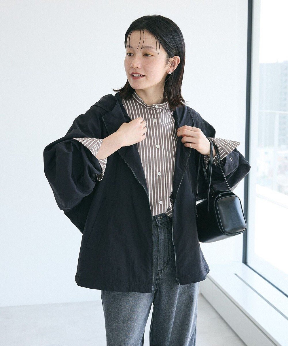 【クラフトスタンダードブティック/CRAFT STANDARD BOUTIQUE】のドルマンコクーンマウンテンパーカー インテリア・キッズ・メンズ・レディースファッション・服の通販 founy(ファニー) 　ファッション　Fashion　レディースファッション　WOMEN　アウター　Coat Outerwear　ジャケット　Jackets　アクセサリー　Accessories　今季　This Season　ジャケット　Jacket　チェック　Check　ドローコード　Draw Cord　パーカー　Hoodie　ベーシック　Basic　ポケット　Pocket　A/W・秋冬　Aw・Autumn/Winter・Fw・Fall-Winter　おすすめ　Recommend　2024年　2024　2024-2025秋冬・A/W　Aw/Autumn/Winter/Fw/Fall/2024-2025　Black|ID: prp329100004535838 ipo3291000000032053375