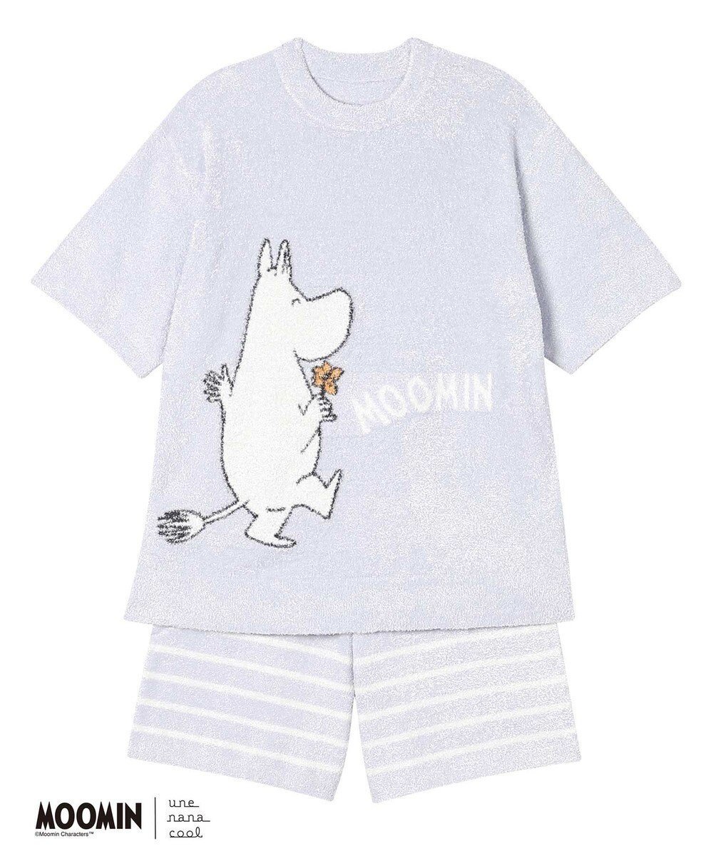 【ウンナナクール/une nana cool】の【MOOMIN * une nana cool 】プルオーバー パンツセット インテリア・キッズ・メンズ・レディースファッション・服の通販 founy(ファニー) 　ファッション　Fashion　レディースファッション　WOMEN　パンツ　Pants　キャラクター　Character　コレクション　Collection　なめらか　Smooth　ハーフ　Half　パジャマ　Pajamas　ボトム　Bottom　ボーダー　Border　無地　Plain Color　おすすめ　Recommend　夏　Summer　PU|ID: prp329100004535842 ipo3291000000032053404