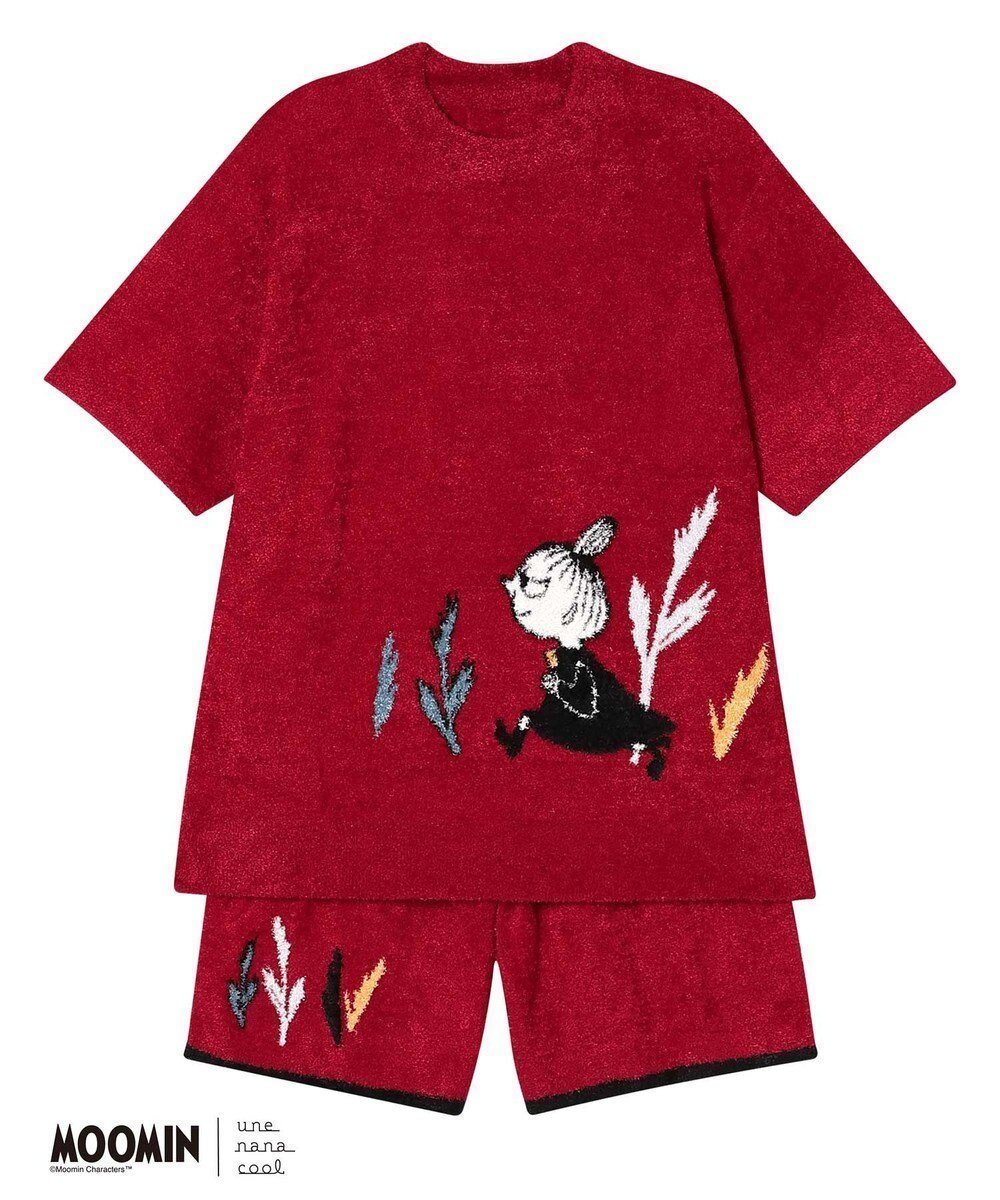 【ウンナナクール/une nana cool】の【MOOMIN * une nana cool 】プルオーバー パンツセット インテリア・キッズ・メンズ・レディースファッション・服の通販 founy(ファニー) 　ファッション　Fashion　レディースファッション　WOMEN　パンツ　Pants　キャラクター　Character　コレクション　Collection　なめらか　Smooth　ハーフ　Half　パジャマ　Pajamas　ボトム　Bottom　ボーダー　Border　無地　Plain Color　おすすめ　Recommend　夏　Summer　RE|ID: prp329100004535842 ipo3291000000032053406
