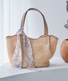 【エニィ スィス/any SiS】のスカーフ付パイピングカゴ バッグ 人気、トレンドファッション・服の通販 founy(ファニー) ファッション Fashion レディースファッション WOMEN バッグ Bag おすすめ Recommend スカーフ Scarf ペイズリー Paisley マグネット Magnet 夏 Summer 春 Spring S/S・春夏 Ss・Spring/Summer thumbnail ナチュラル|ID: prp329100004535869 ipo3291000000032150308
