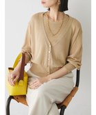 【グリーンパークス/Green Parks】のシアーカーディガン+タンクトップSET Beige|ID: prp329100004535901 ipo3291000000032053685