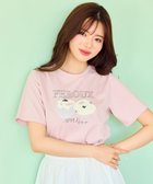 【フェルゥ/Feroux】の【洗える】フルーツモチーフプリント Tシャツ ピンク系|ID: prp329100004535904 ipo3291000000032661239