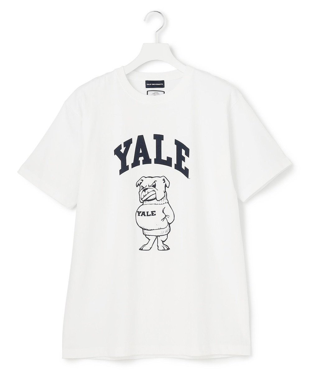 【ジェイプレスヨークストリート/J.PRESS YORK STREET】の【UNISEX】YALEアーチロゴTシャツ 人気、トレンドファッション・服の通販 founy(ファニー) 　ファッション　Fashion　レディースファッション　Ladies' Fashion Online　トップス・カットソー　Tops/Tshirt　シャツ/ブラウス　Shirts/Blouses　ロング / Tシャツ　T-Shirts　カットソー　Cut and Sewn　ユニセックス　Unisex　おすすめ　Recommend　アメリカン　American　インナー　Inner　カットソー　Cut And Sew　コラボ　Collaboration　人気　Popularity　夏　Summer　春　Spring　S/S・春夏　Ss・Spring/Summer　 other-1|ID: prp329100004535916 ipo3291000000032667977