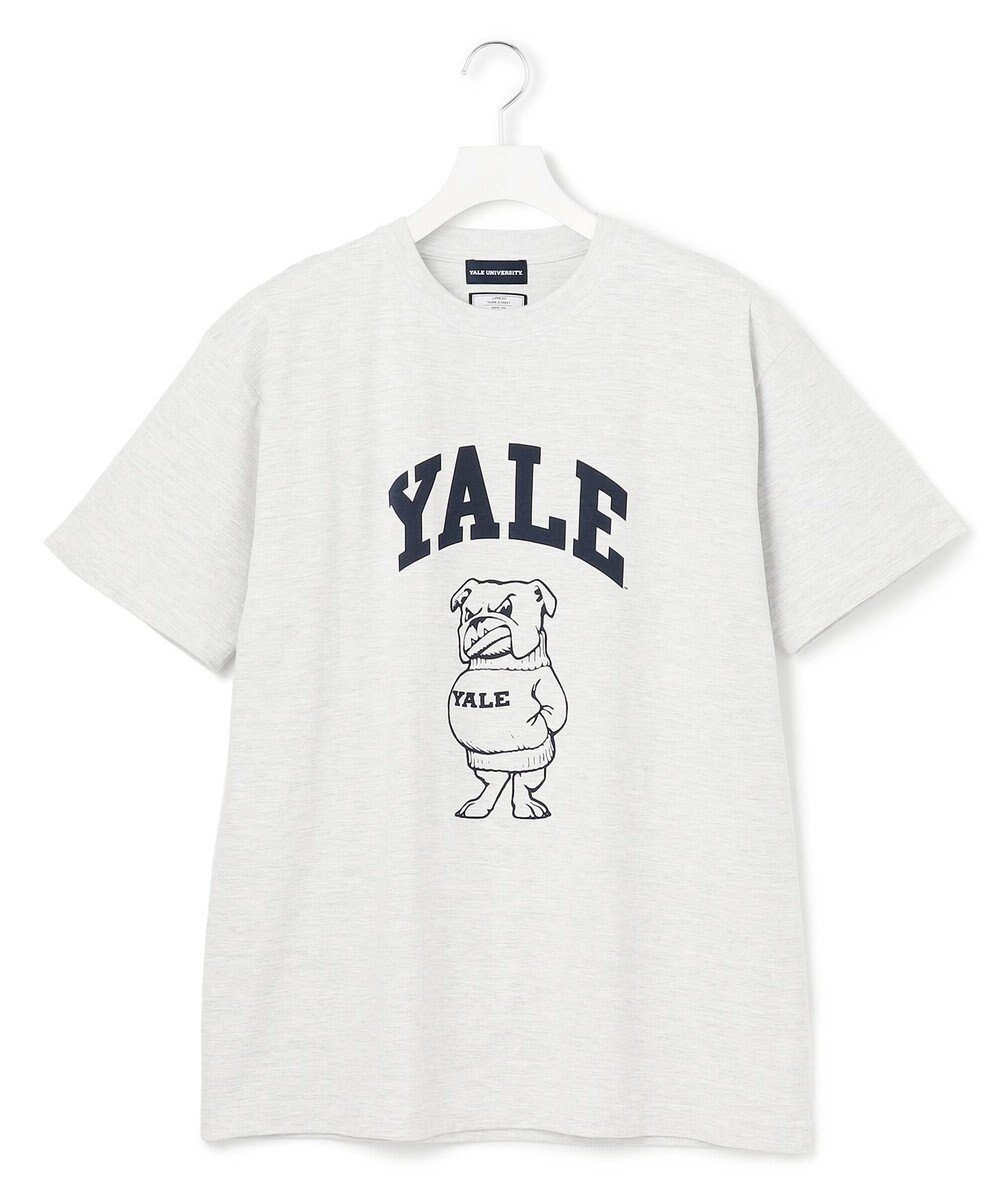 【ジェイプレスヨークストリート/J.PRESS YORK STREET】の【UNISEX】YALEアーチロゴTシャツ インテリア・キッズ・メンズ・レディースファッション・服の通販 founy(ファニー) 　ファッション　Fashion　レディースファッション　Ladies' Fashion Online　トップス・カットソー　Tops/Tshirt　シャツ/ブラウス　Shirts/Blouses　ロング / Tシャツ　T-Shirts　カットソー　Cut and Sewn　ユニセックス　Unisex　おすすめ　Recommend　アメリカン　American　インナー　Inner　カットソー　Cut And Sew　コラボ　Collaboration　人気　Popularity　夏　Summer　春　Spring　S/S・春夏　Ss・Spring/Summer　ライトグレー系|ID: prp329100004535916 ipo3291000000032667983