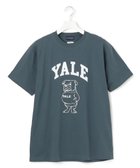 【ジェイプレスヨークストリート/J.PRESS YORK STREET】の【UNISEX】YALEアーチロゴTシャツ ダルブルー系|ID: prp329100004535916 ipo3291000000032667986