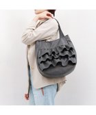 【アンビリオン/UNBILLION】のカシュカシュ cachecache / フリルトートバッグ ダークグレー|ID: prp329100004535919 ipo3291000000032709335